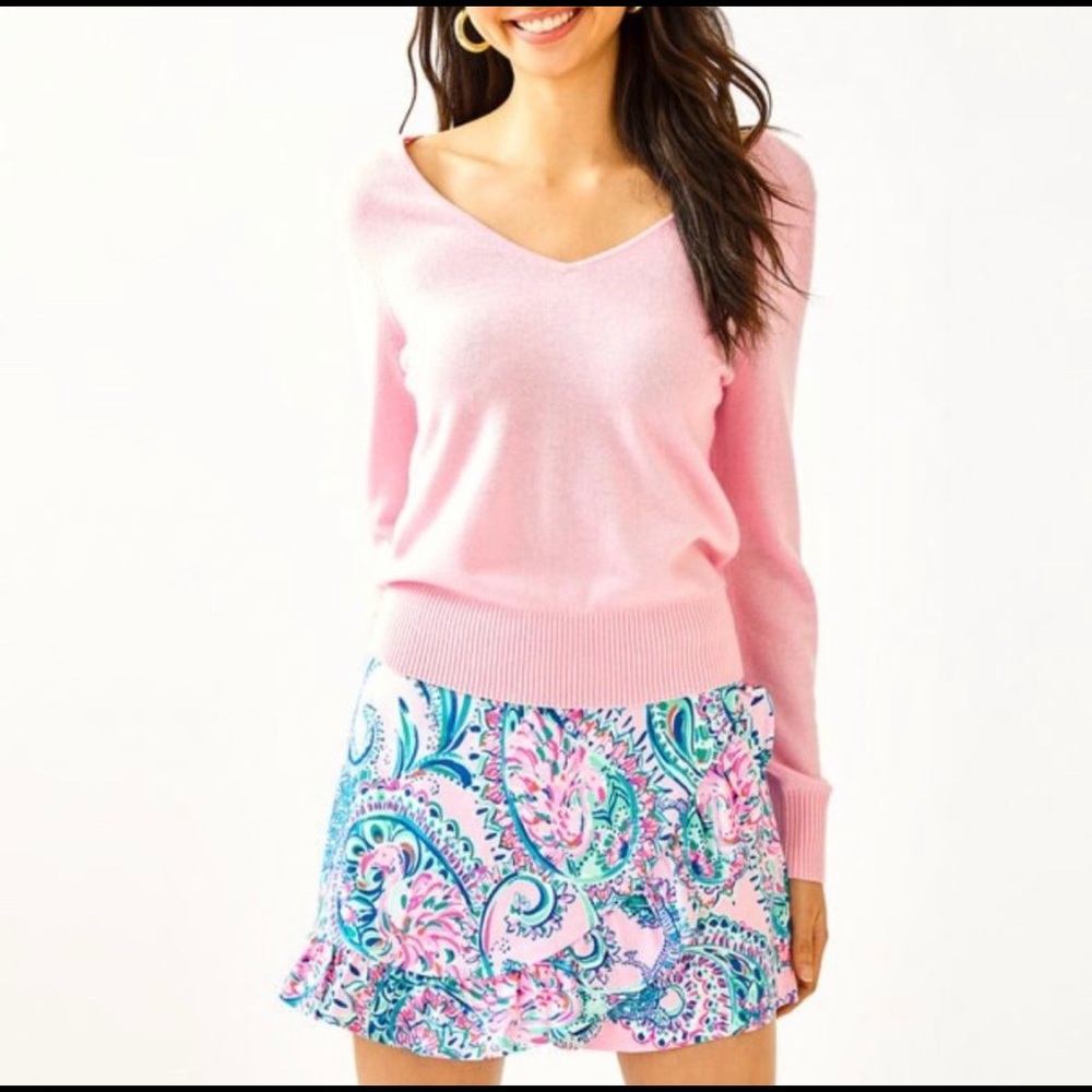 Lilly Pulitzer Pink Tropics Tint Faye Skort NWT